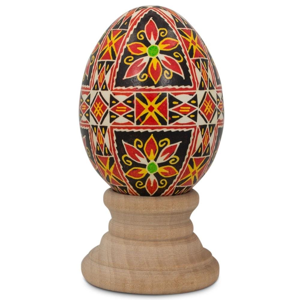 Handmade Ukrainian Easter Egg Pysanka - Authentic Blown Eggshell with Geometric Designs - Perfect for Easter Decorations, Home Décor, and Unique Gift Giving