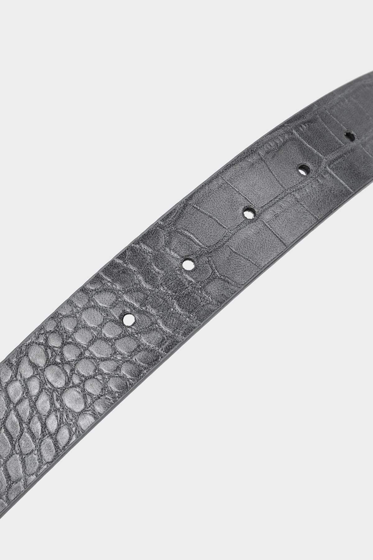 Apollo 2 Men's Casual Belt - Adjustable Grey Leather Strap for Jeans & Pants | Perfect for Office, Travel & Everyday Wear