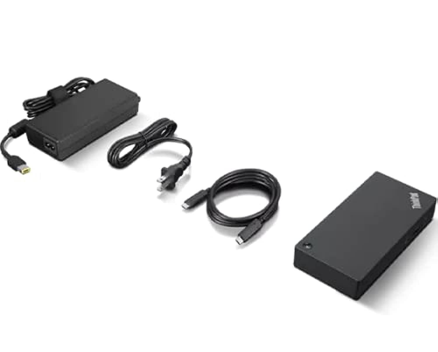 Lenovo ThinkPad Universal USB-C Dock 40AY0090 (Renewed) - Dual 4K Display, Ethernet, USB Ports for Home Office & Business Laptop Setup