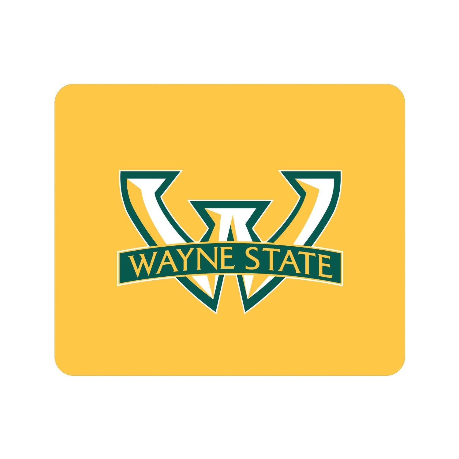 Wayne State University Mouse Pad - Classic Yellow Non-Slip Fabric Gaming & Office Desk Mat for Computers, Laptops - Perfect for Work, Study & Gaming Setup