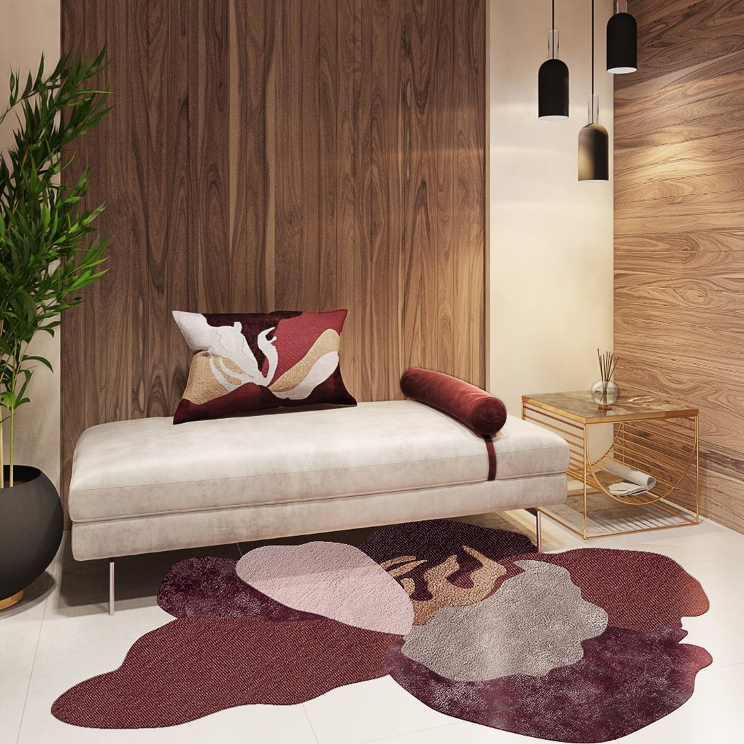 AYTM Flores Rug - Modern Handwoven Area Rug for Living Room, Bedroom & Dining Room - Soft & Durable Home Decor