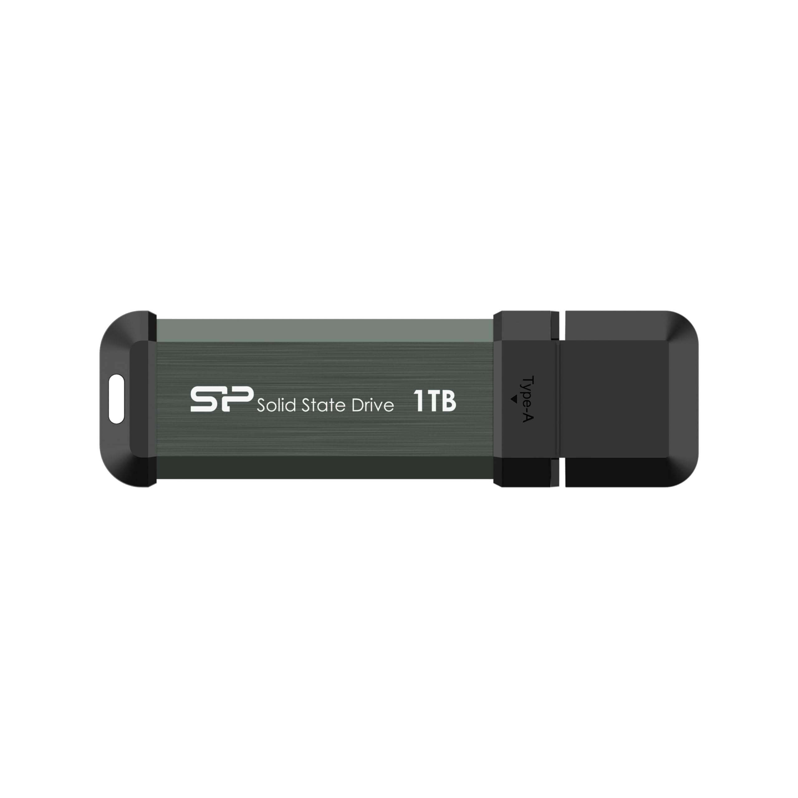 Silicon Power 1TB MS70 High-Speed Portable External SSD - USB 3.2 Gen 2 with Type-C Adapter - Perfect for Gaming, Photography & Data Backup
