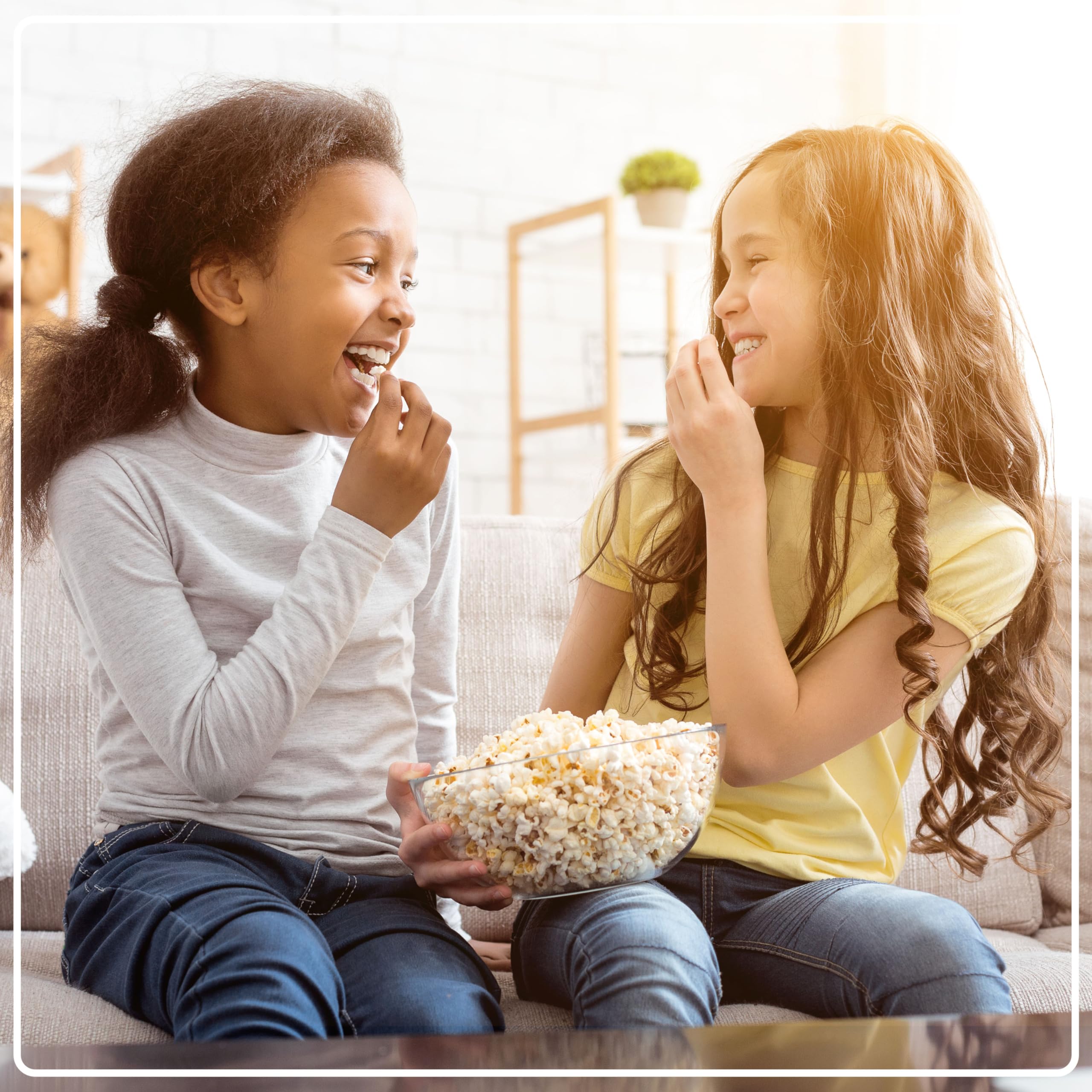 Nostalgia Hot-Air Electric Popcorn Maker Machine - 8 Cup Capacity, Oil-Free Healthy Snack Maker with Measuring Scoop, Retro Red Design for Movie Nights & Family Gatherings