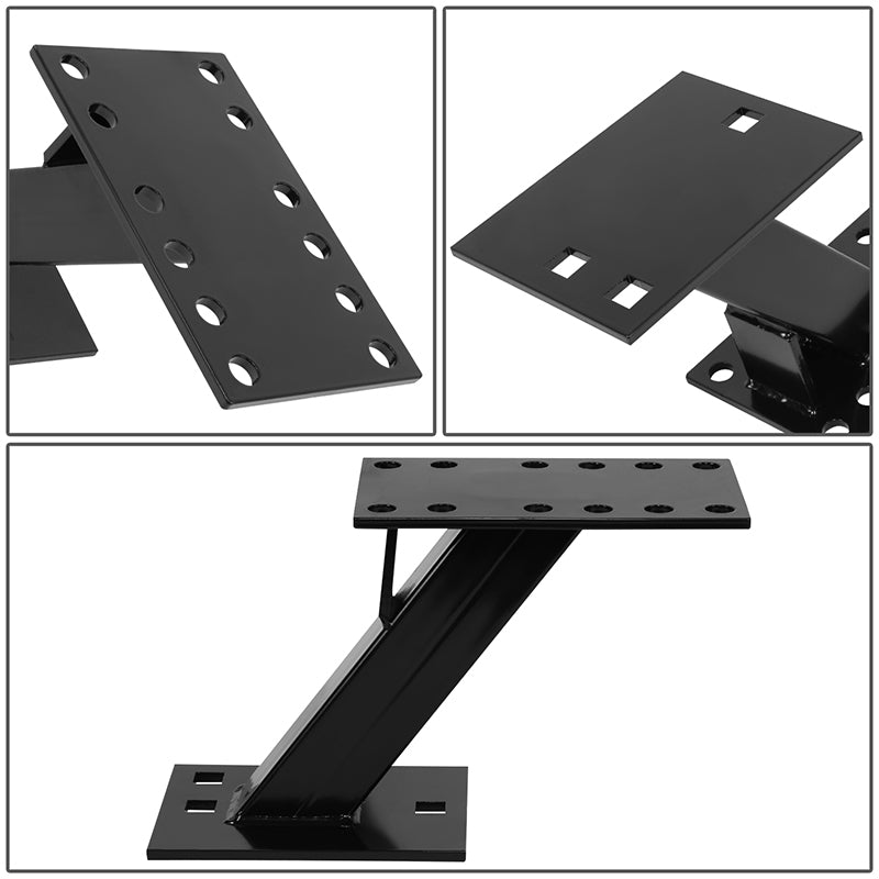 100Lbs Heavy Duty Trailer Spare Tire Mount Kit - Fits 4x4 & 5x4.5 Inch Bolt Pattern Wheels - Universal Hitch Mount for RV, Boat & Utility Trailers - Perfect for Off-Road, Camping & Towing Accessories