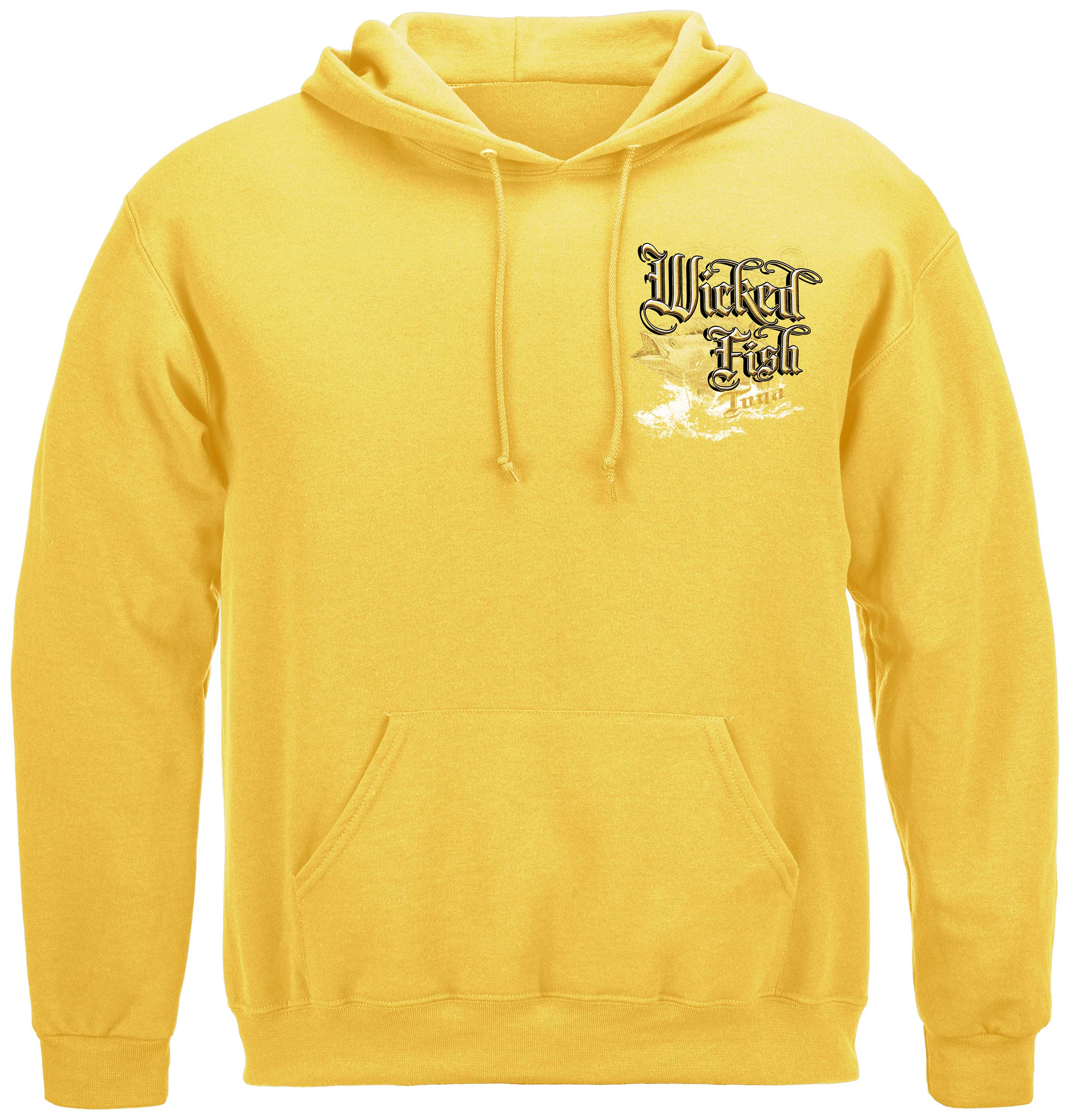 Premium 100% Cotton Men's & Women's Tuna Yellowtail Bluefin Long Sleeve Sweatshirt - Comfortable Casual Fishing Apparel for Outdoor Enthusiasts - Perfect for Fishing Trips, Beach Outings, and Everyday Wear (Large)