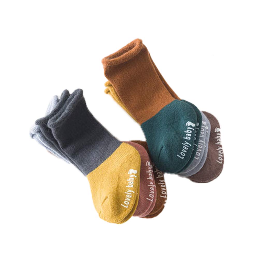 Ashmyova Anti-Slip Baby Socks for Boys & Girls - Warm Winter Wool & Cotton Toddler Socks for Newborns (Unisex) - Perfect for Indoor Play, Crawling & Cold Weather Protection