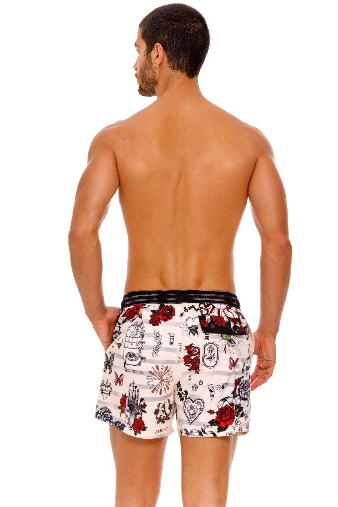 Cassius Men's Swim Trunks - Quick Dry Swim Shorts with Mesh Liner for Beach, Pool & Water Sports | Comfortable Board Shorts for Swimming, Surfing & Vacation
