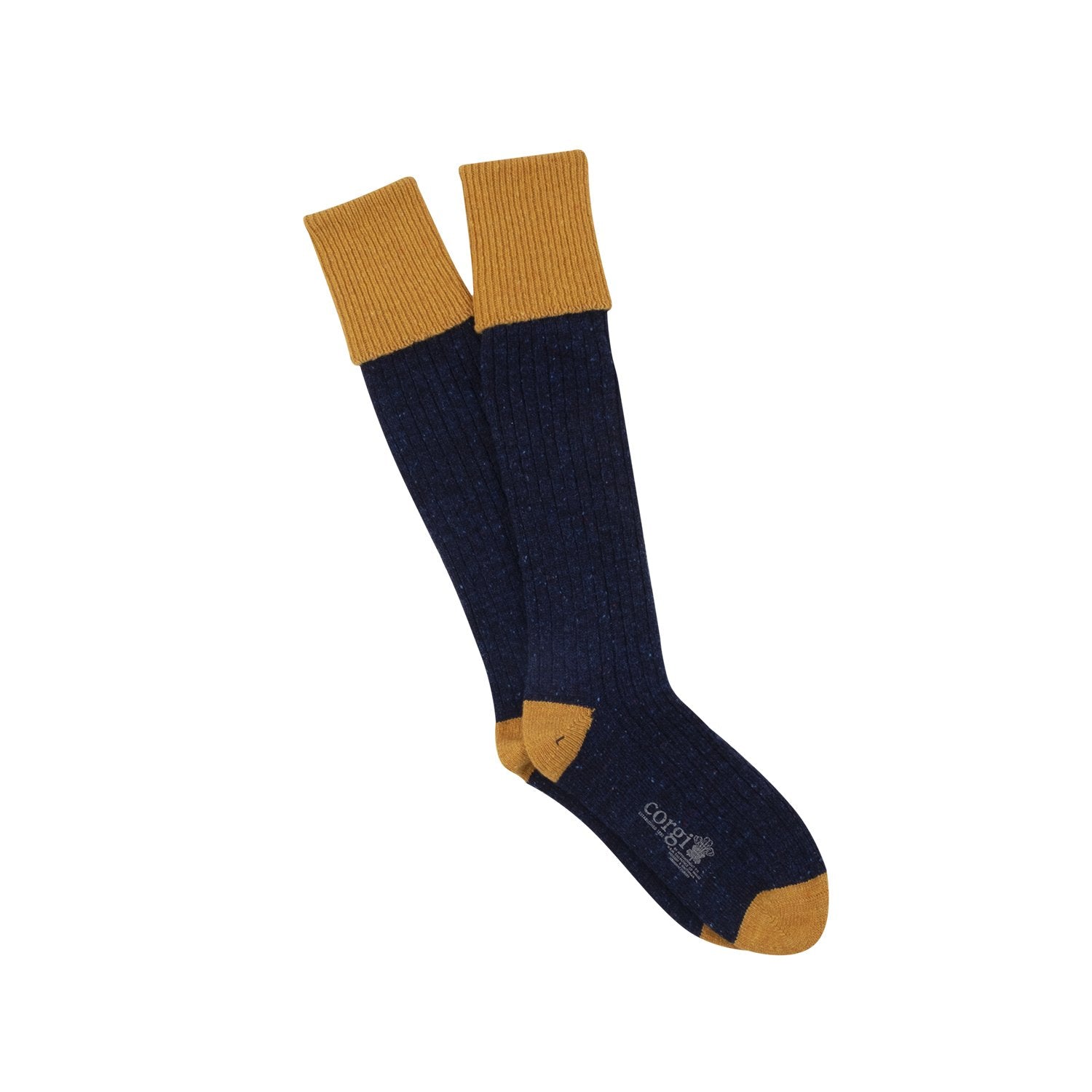 Men's Donegal Wool Welly Socks - Warm Winter Hiking Socks for Outdoor Activities & Cold Weather Protection