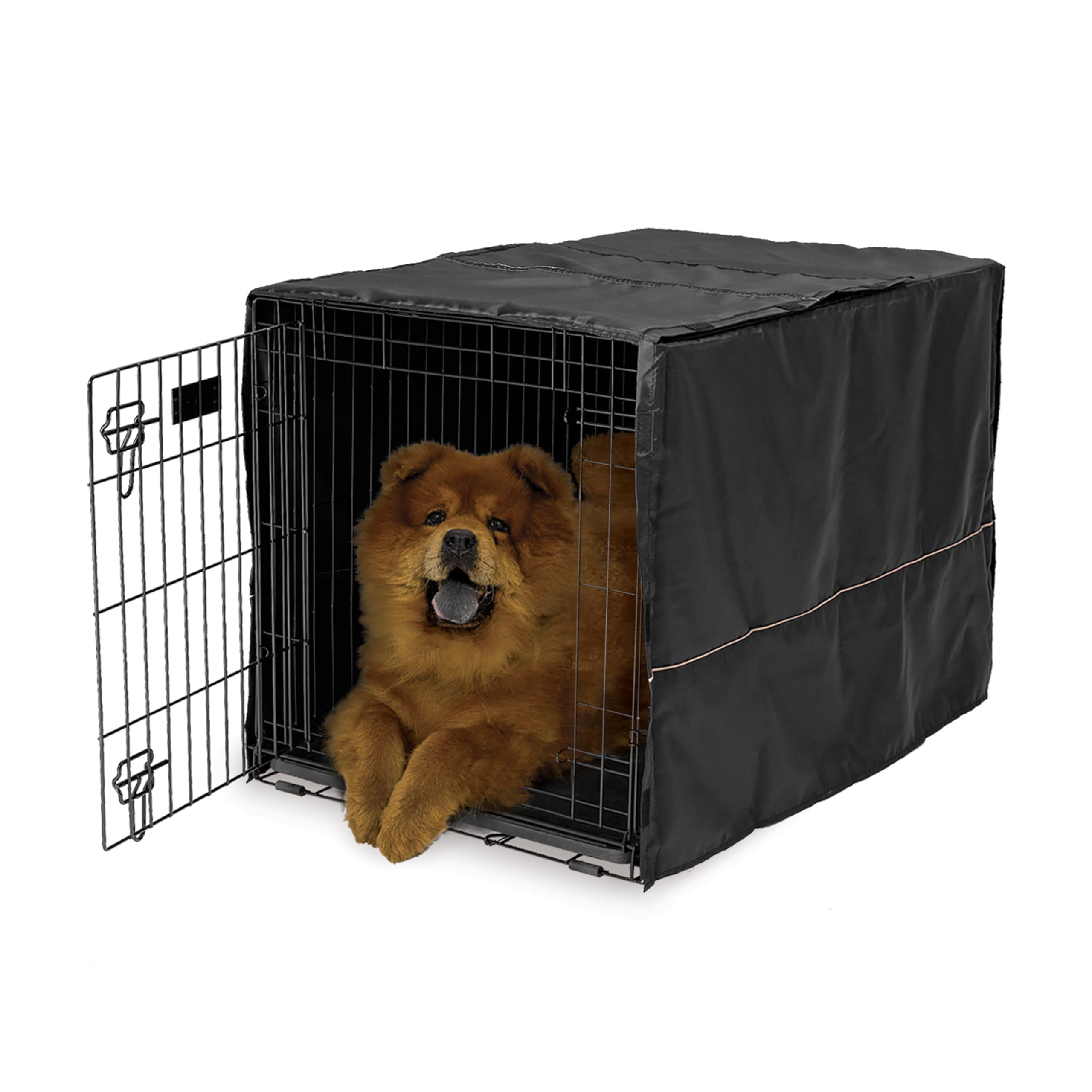 MidWest Homes for Pets Dog Crate Cover - Black 36-Inch Privacy Cover for Midwest Dog Crates | Machine Washable & Dryable | Perfect for Home, Travel & Vet Visits