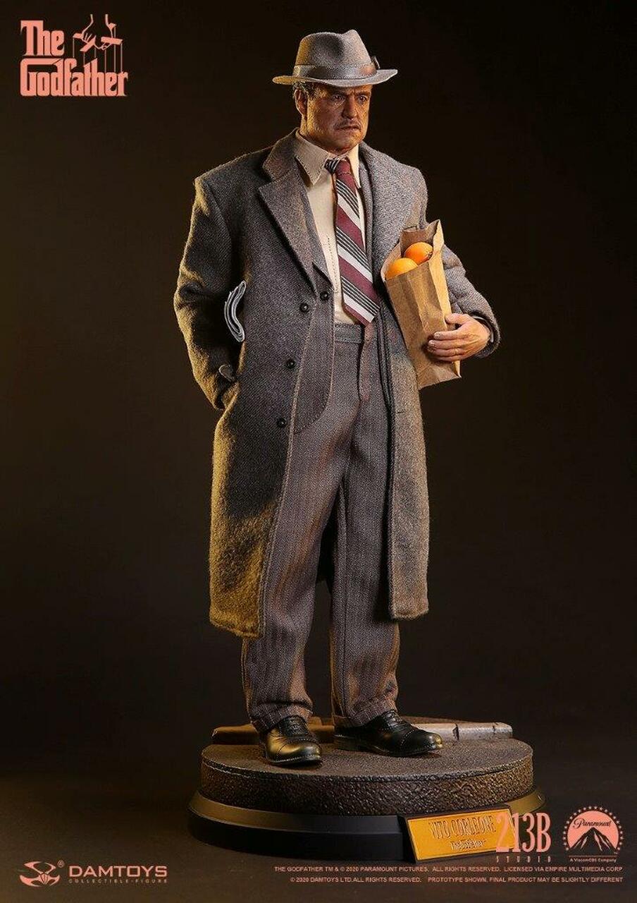Damtoys 1/6 Scale The Godfather Vito Corleone Golden Years Version DMS033 Collectible Action Figure - Perfect for Movie Fans, Collectors & Display