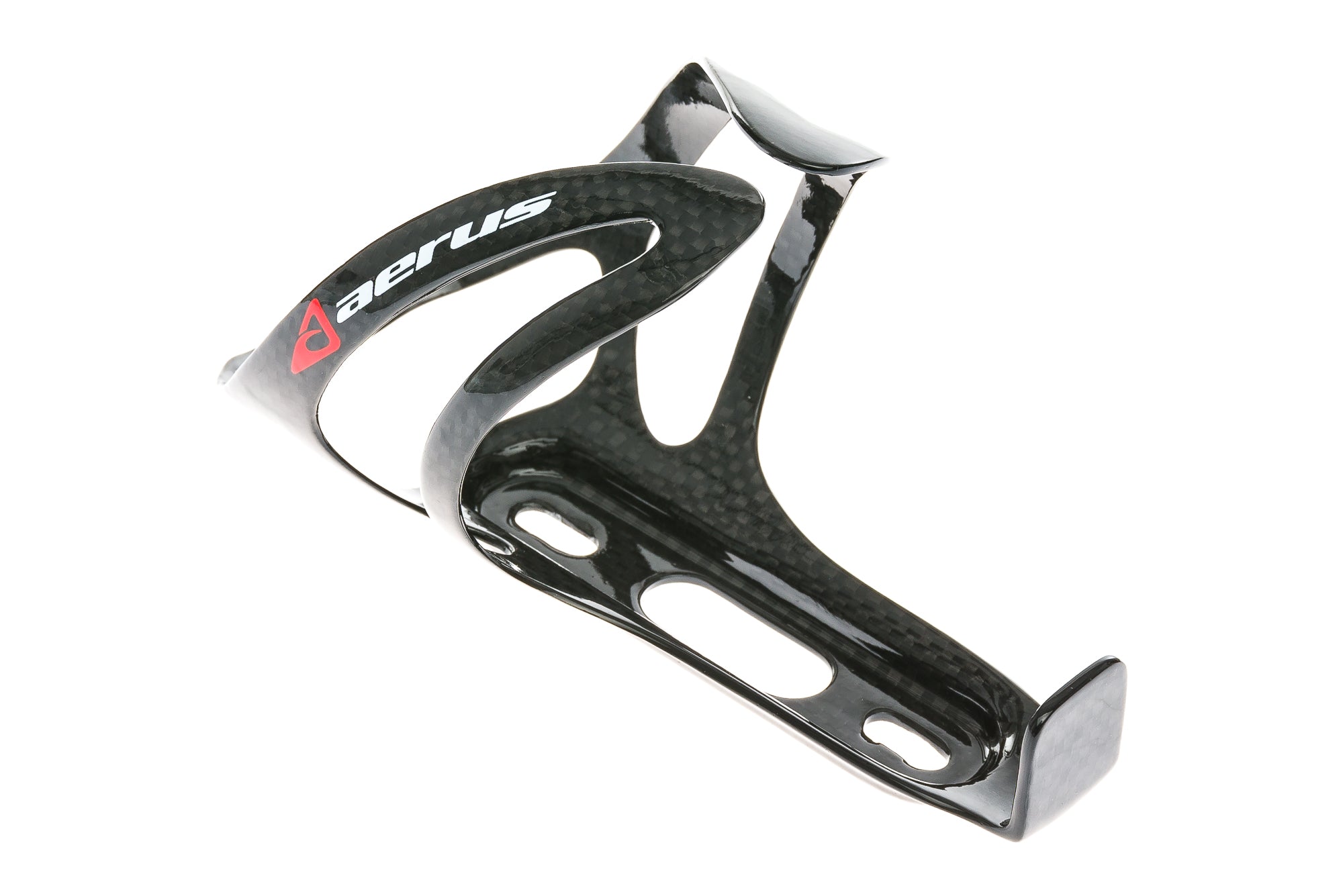 Aerus Carbon Fiber Water Bottle Cage - Lightweight & Durable Bike Accessory for Road & Mountain Biking - Black