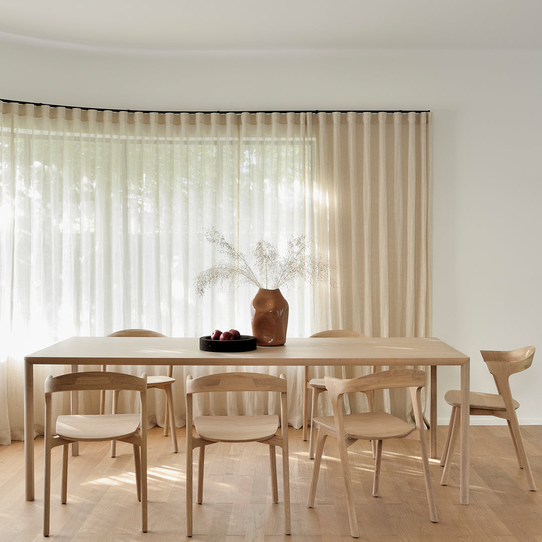 Modern Glass Top Air Dining Table - Elegant & Lightweight for Small Spaces - Perfect for Apartments, Condos & Outdoor Patios
