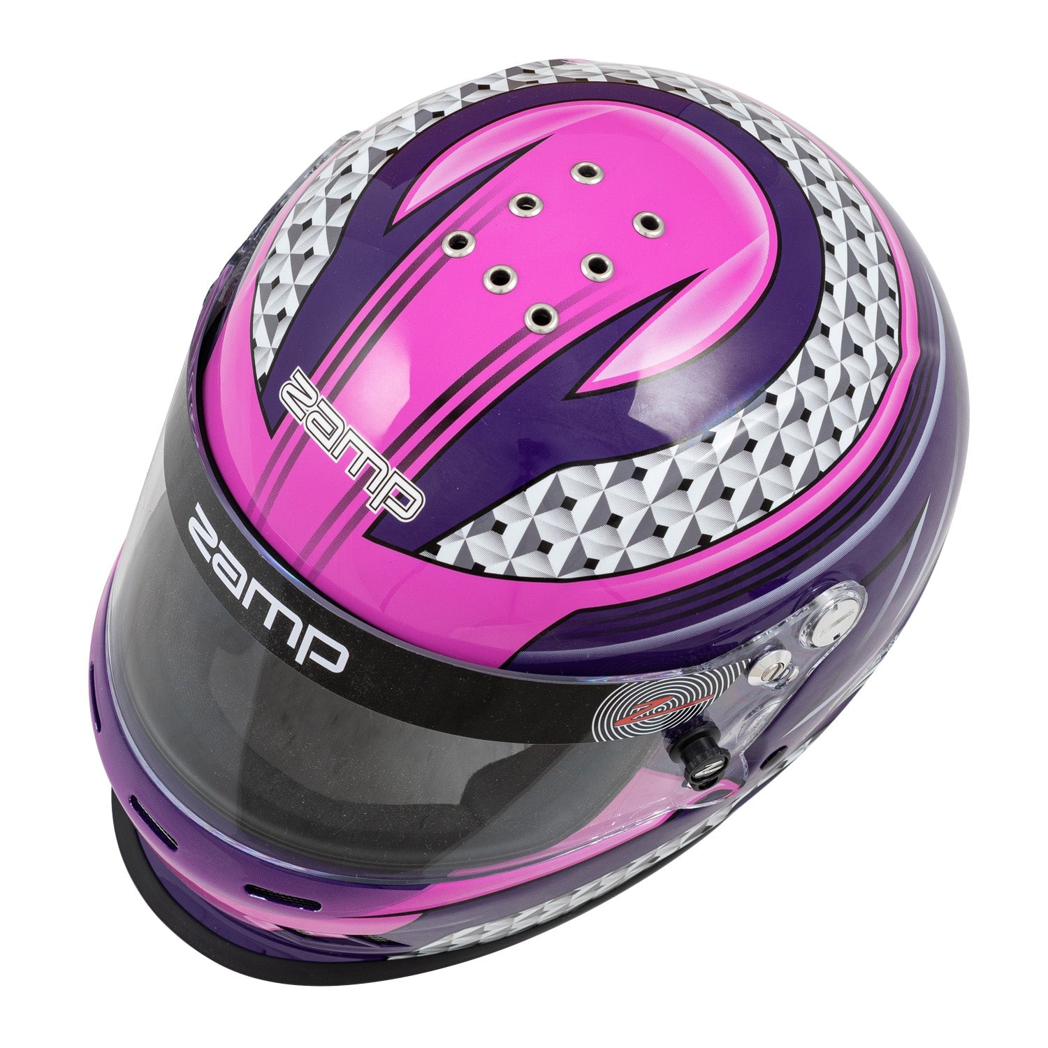 Zamp RZ 37Y Youth SFI 24.1 Certified Graphic Racing Helmet - Lightweight & Safe for Karting, Motocross, ATV & Junior Drag Racing