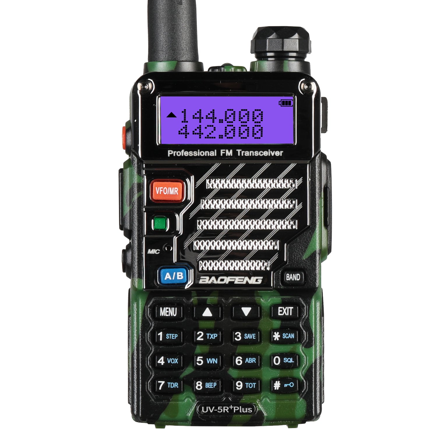 Baofeng UV-5R PLUS Dual Band Two Way Radio - 4W/1W Power, 128 Channels, Flashlight, 5 Color Options - Perfect for Outdoor Adventures, Emergency Communication, and Ham Radio Enthusiasts