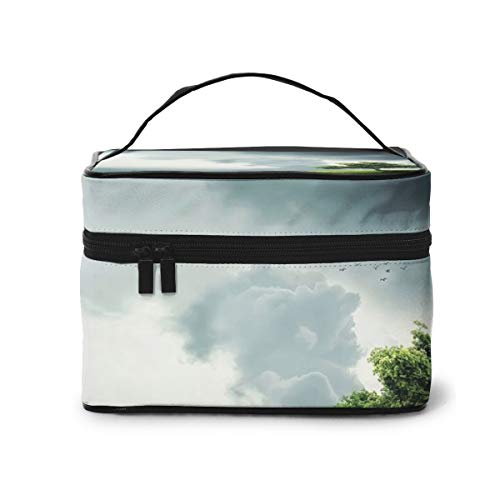 TJNMU Travel Toiletry Bag for Makeup & Cosmetics - Waterproof Grooming Kit Organizer with Multiple Pockets | Perfect for Vacation, Gym, Camping & Business Trips