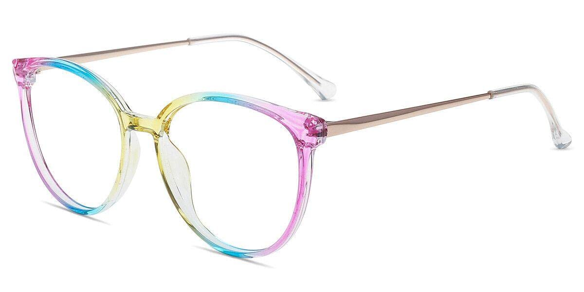 Firmoo Oversized Blue Light Blocking Glasses - Anti Glare & Anti Eyestrain Computer Glasses for Men & Women - Stylish Round Frame for Office Work, Gaming & Screen Time Protection