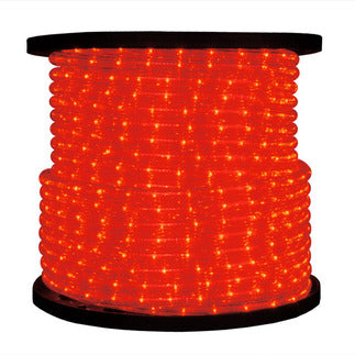 10MM 12 Volt 150ft Red LED Rope Light - Waterproof Flexible Decorative Lighting for Indoor/Outdoor Parties, Christmas, Halloween, and Home Decor