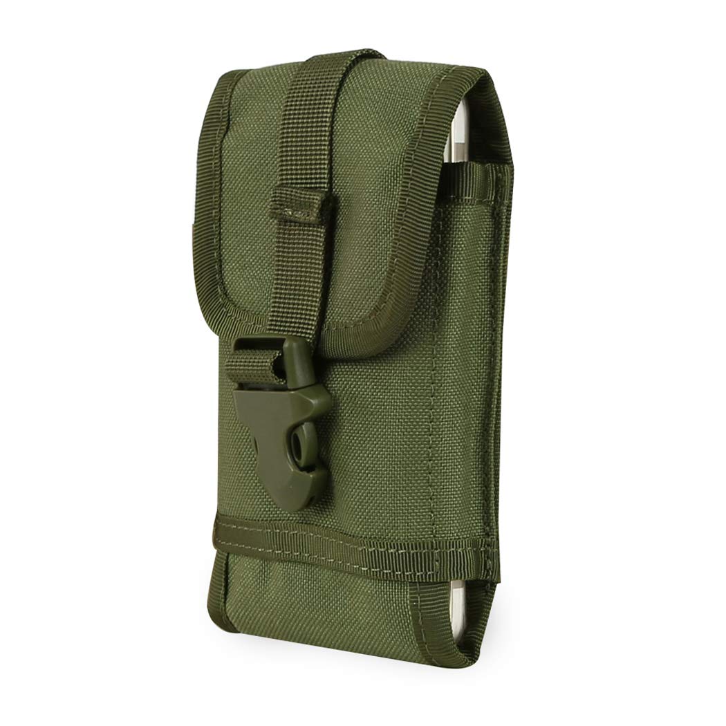 Aoutacc Tactical Molle Phone Pouch - Durable 1000D Nylon Waist Phone Holder Holster Bag for iPhone 6/7/8 Plus & Samsung Galaxy S7/S8 (4.7