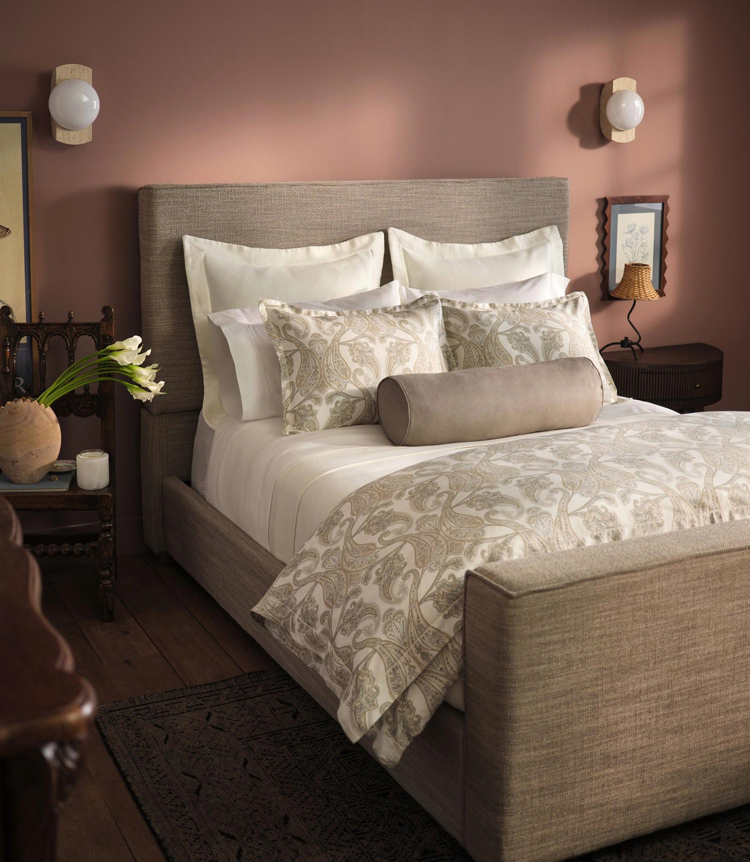 Luxury Classic Printed Duvet Cover Set - Queen Size Bedding with Pillowcases - Soft & Breathable Cotton - Perfect for Master Bedroom, Guest Room & Dorm Decor