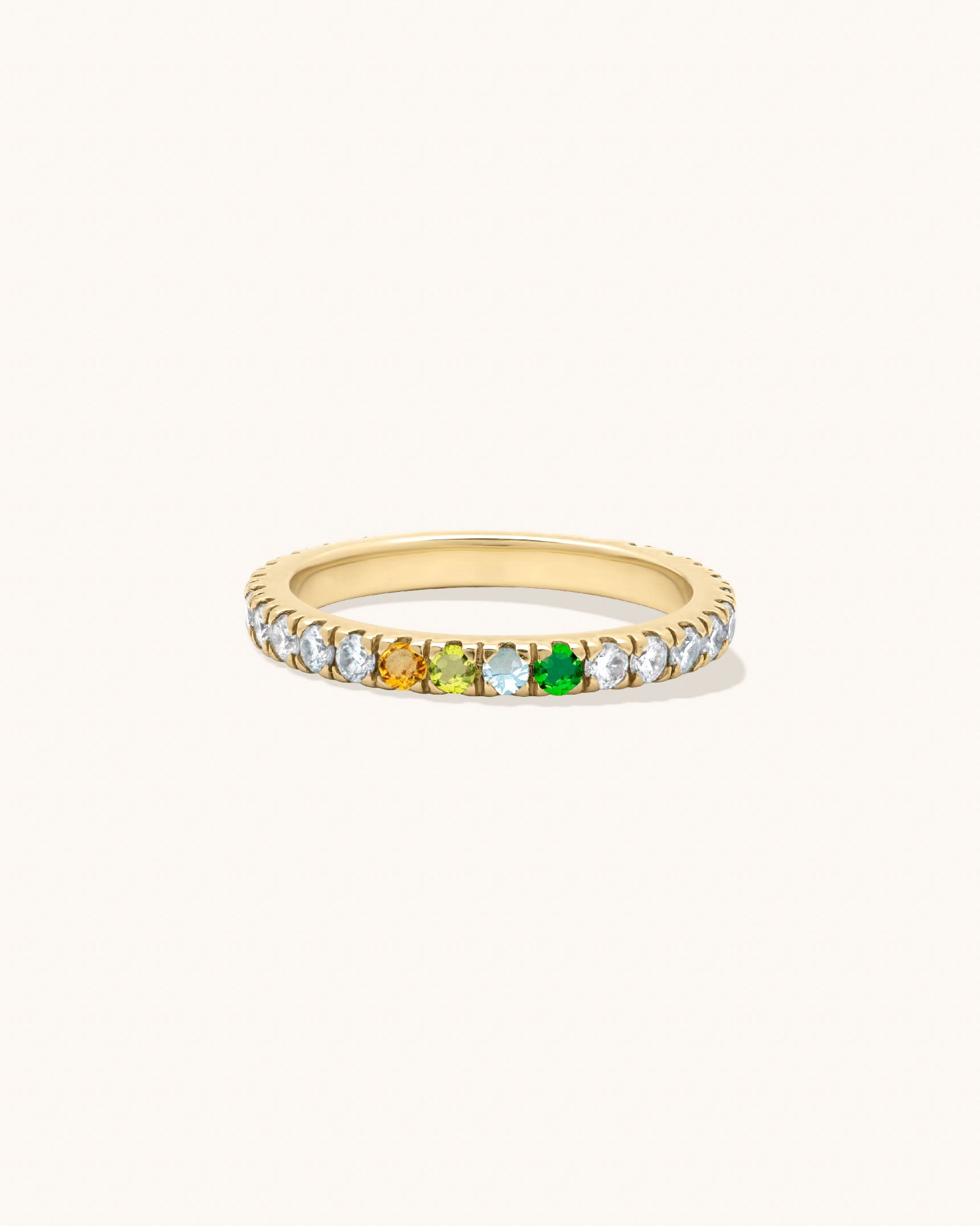 Custom Bold Eternity Band Ring - 14K Gold or Platinum Wedding Band for Women - Stackable Anniversary Ring for Everyday Wear & Special Occasions