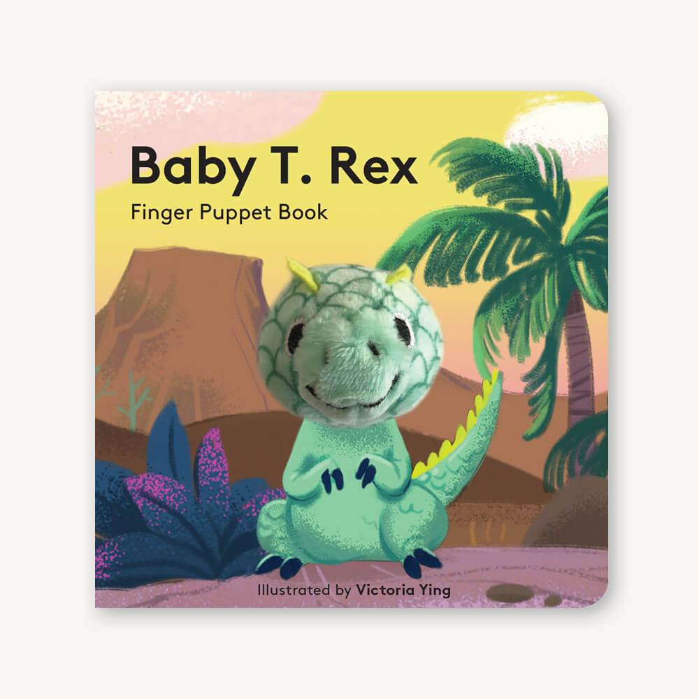 Baby T. Rex Finger Puppet Book - Interactive Dinosaur Toy Book for Toddlers, Fun Early Learning & Storytime Activity for Kids