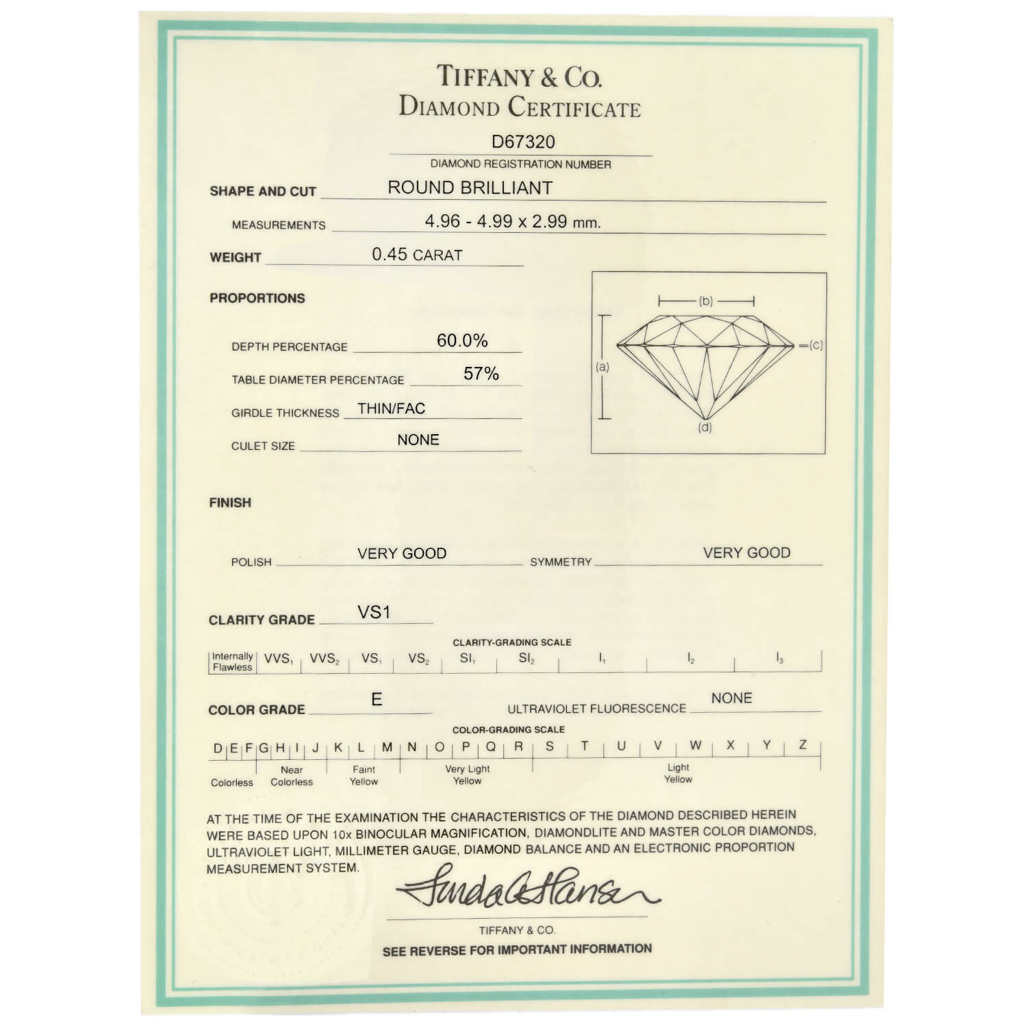 Tiffany & Co. Platinum Diamond Engagement Ring Set 0.45ct - Vintage Wedding Ring for Women, Perfect for Proposals & Anniversaries