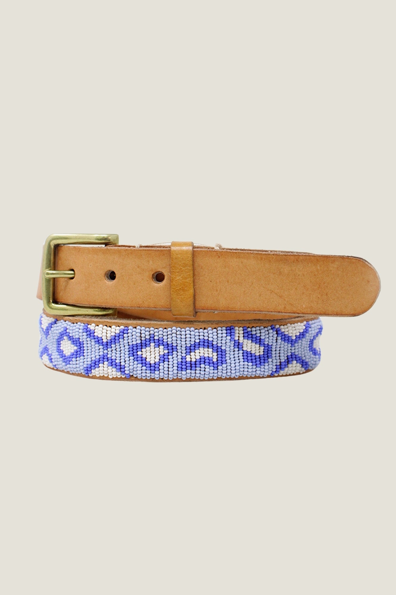 Cheetah Print Belt for Men & Women - Blue & White Stylish Fashion Accessory | Perfect for Casual Wear, Office Outfits & Party Looks