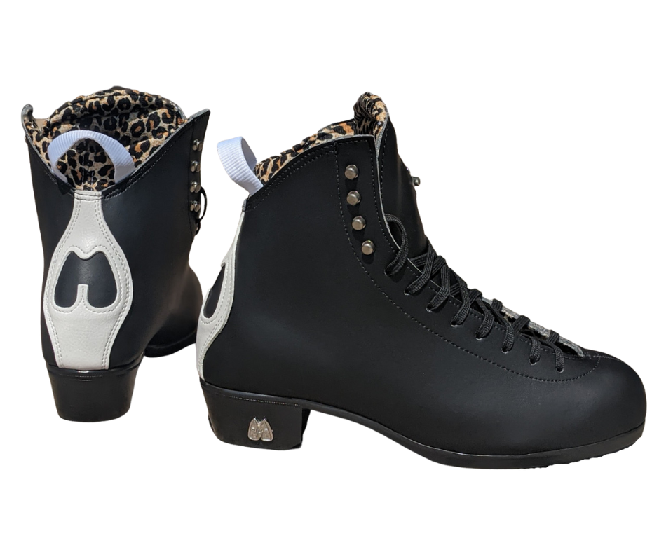 Vegan Black Moxi Jack Boot - Cruelty-Free Roller Skates for Women & Men - Perfect for Roller Derby, Artistic Skating & Outdoor Fun