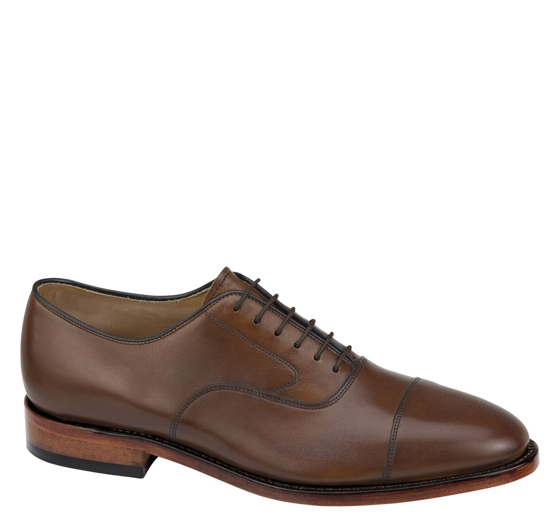 Johnston & Murphy Men's Melton Cap Toe Oxford Dress Shoes - Classic Formal & Business Attire for Weddings, Office & Special Occasions