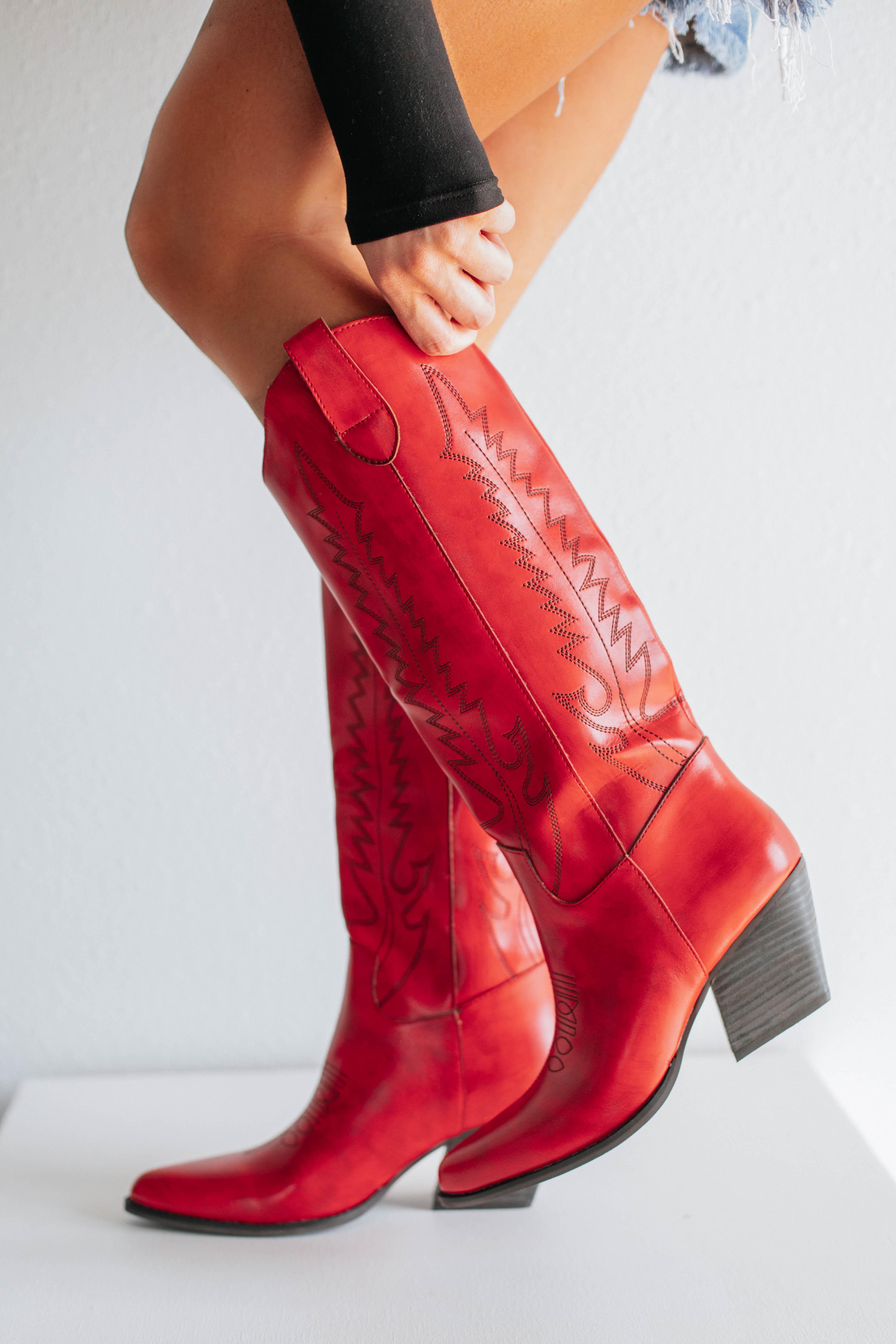 Not My First Rodeo Cowgirl Boots - Western Style Leather Riding Boots for Women | Perfect for Country Music Festivals, Rodeos & Western Fashion