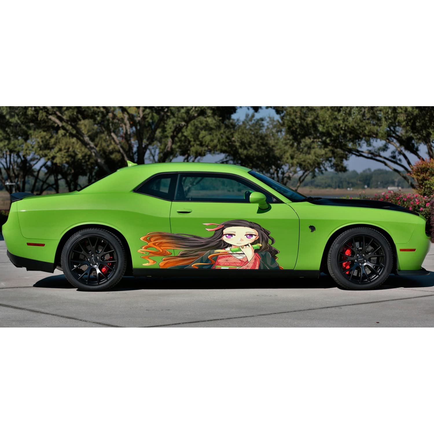 Anime Girl Car Vinyl Wrap Decal - 20x60 Inch Sexy Anime Side Graphics Sticker for Cars, Trucks & Vehicles - Perfect for JDM, Tuner & Anime Fan Rides