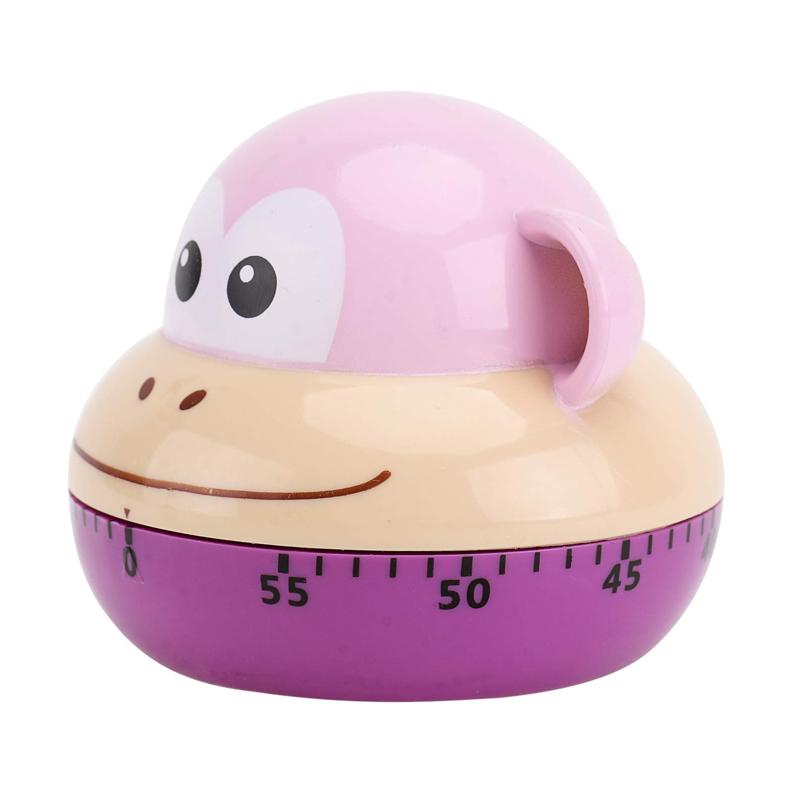 Yardwe Monkey Kitchen Timer - Cute Cartoon Animal Mechanical Cooking Timer with 60-Minute Countdown & Loud Alarm - Perfect for Baking, Cooking, Egg Boiling, and Classroom Activities