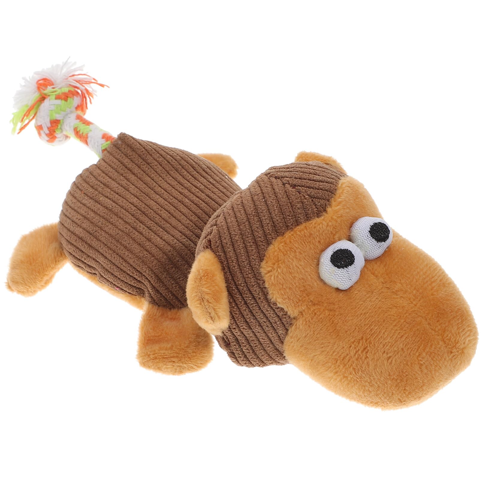 Balacoo Squeaky Plush Monkey Dog Toy - Interactive Chew Toy for Puppies & Small Dogs - Perfect for Playtime, Training & Christmas Gifts