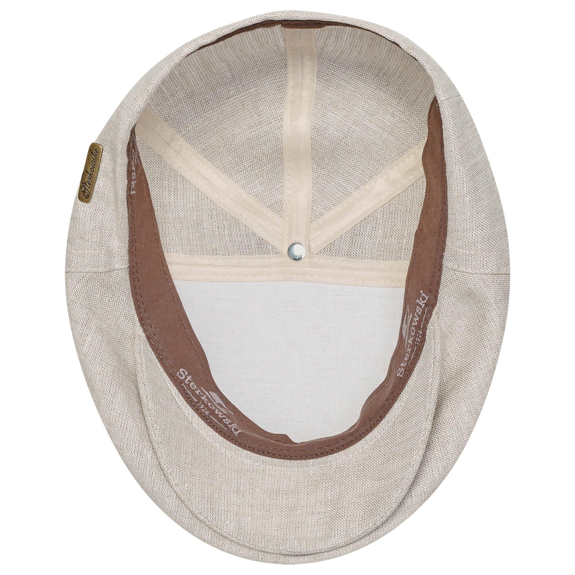 Sterkowski Swede Cap - 100% Linen Flat Cap for Men & Women | Breathable 5-Panel Summer Hat | Unlined Lightweight Design | Perfect for Outdoor Activities, Travel & Casual Wear
