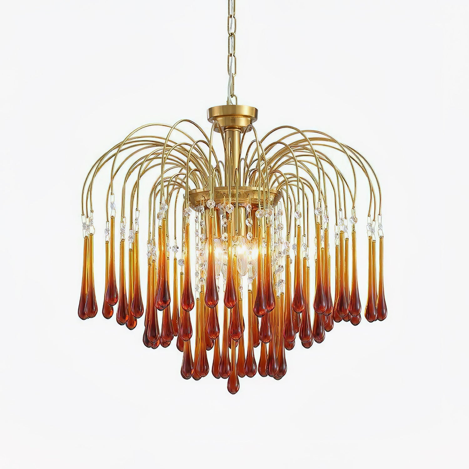 Elegant Maltose Crystal Chandelier - Modern Luxury Lighting for Dining Room, Living Room & Bedroom