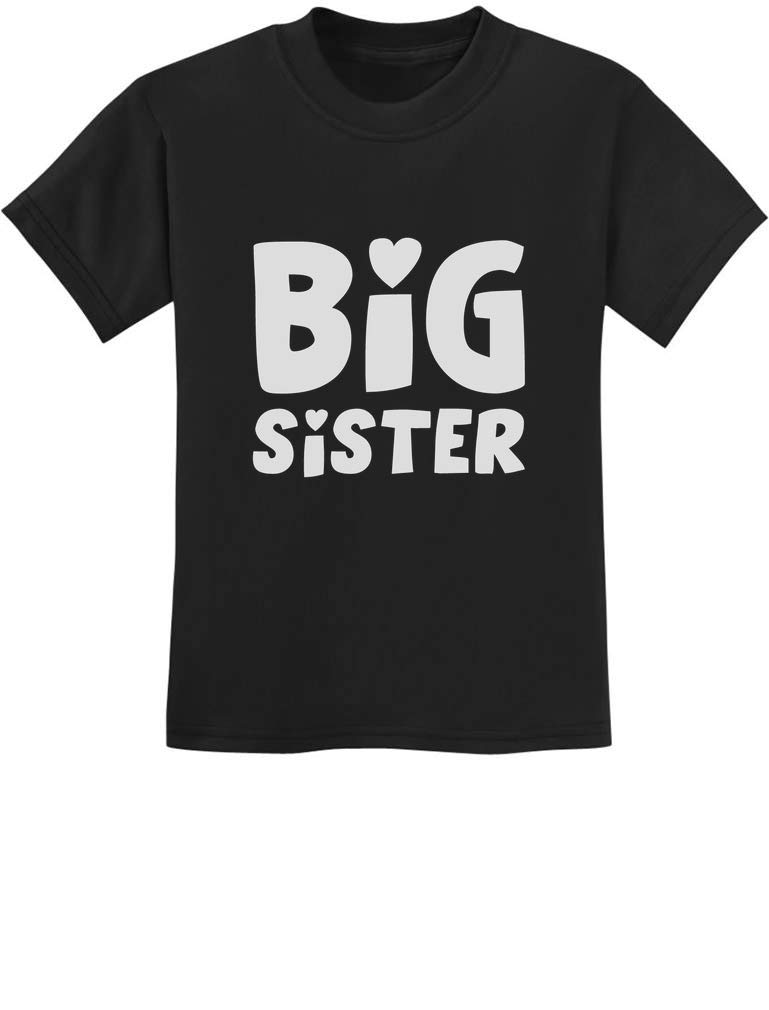 Big Sister Shirt for Toddler Girls - Cute Baby Announcement & Sibling Reveal T-Shirt - Perfect for Gender Reveal Parties & Newborn Photo Shoots