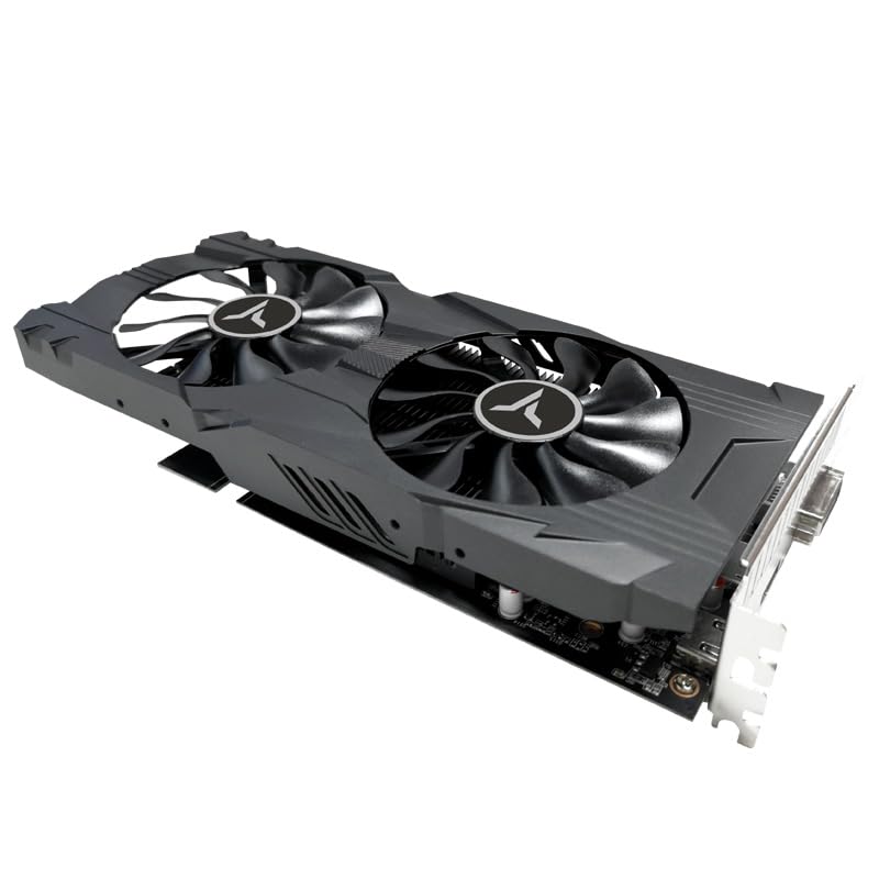 Yeston GTX 1050 Ti 4GB GDDR5 128-bit PCIe 3.0 Gaming Graphics Card with Dual Fans for PC - Perfect for 1080p Gaming, Video Editing & VR Ready Desktop Computers