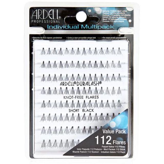 Ardell Individual Lashes Multipack - Knot Free Short Black False Eyelashes for Natural Look - Perfect for Daily Wear, Parties & Special Occasions