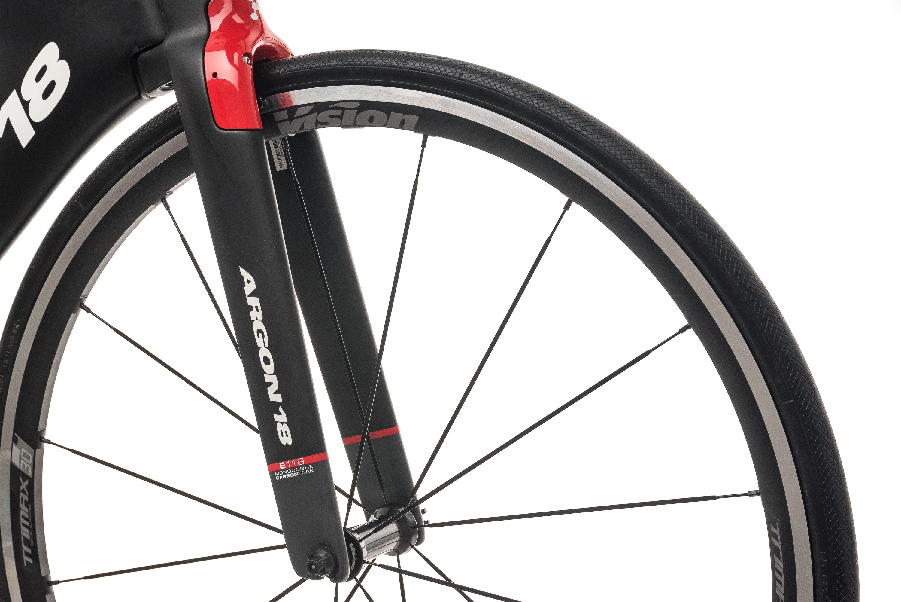 Argon 18 E-119+ Triathlon Bike 2018 - Medium Size | Carbon Frame, Aero Design for Competitive Racing & Endurance Training