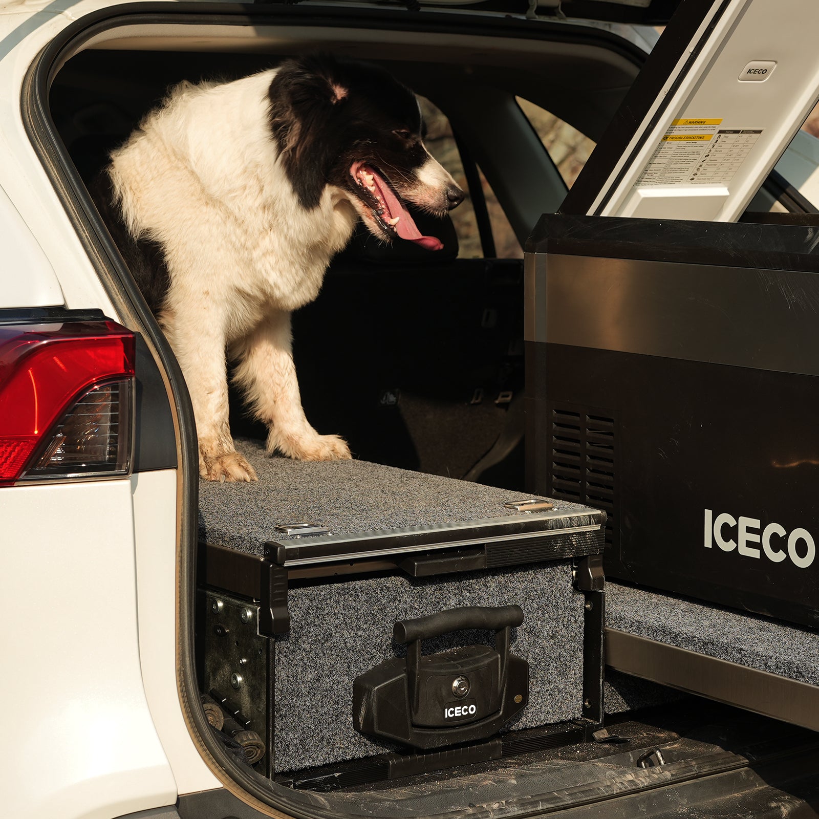 ICECO DS27 12V Portable Refrigerator Freezer Drawer System with Roller Floor - Perfect for Camping, RV Travel, and Outdoor Adventures