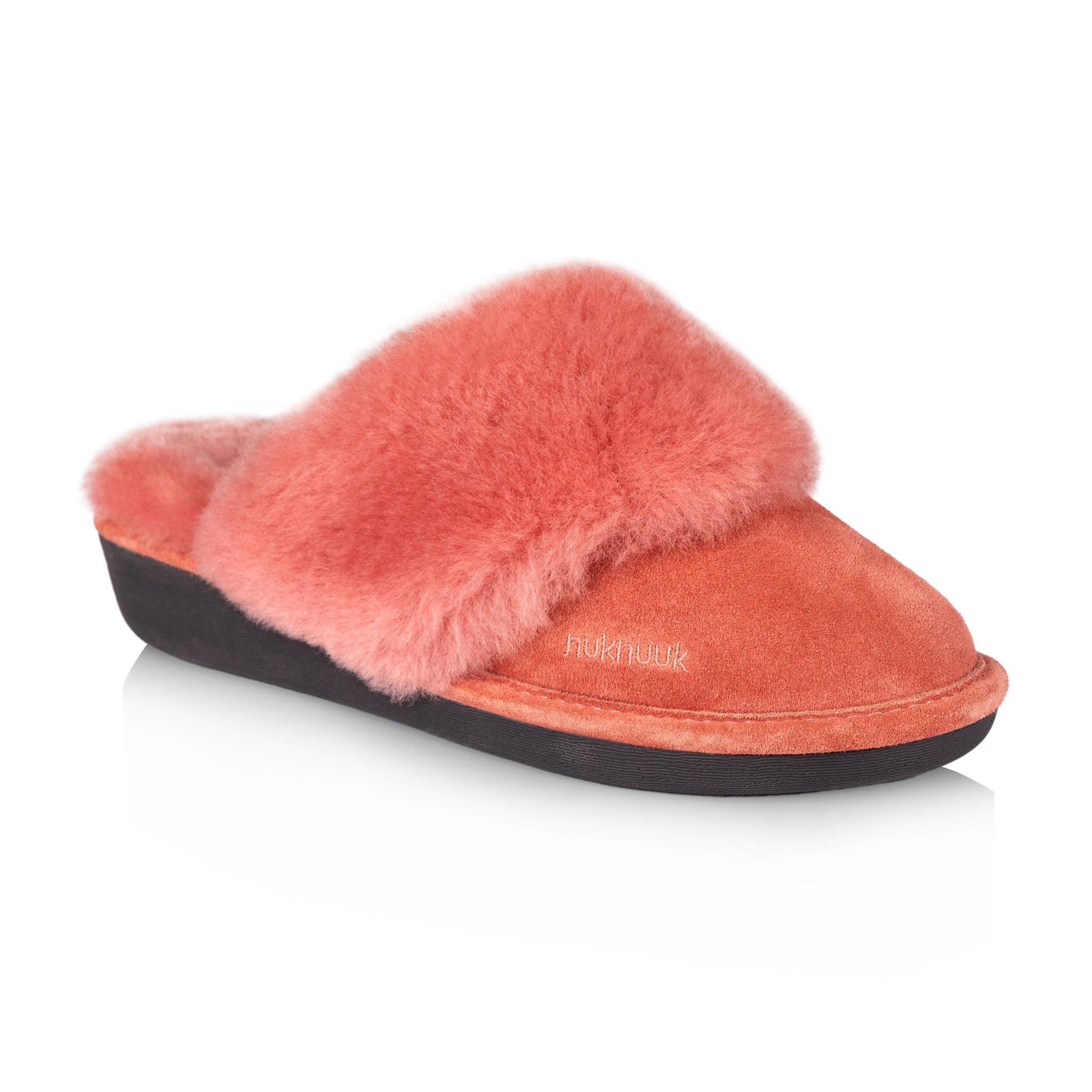 Scarlet Women's Slippers - Soft Raspberry Fuzzy House Shoes for Women - Cozy Indoor/Outdoor Comfort for Relaxing at Home
