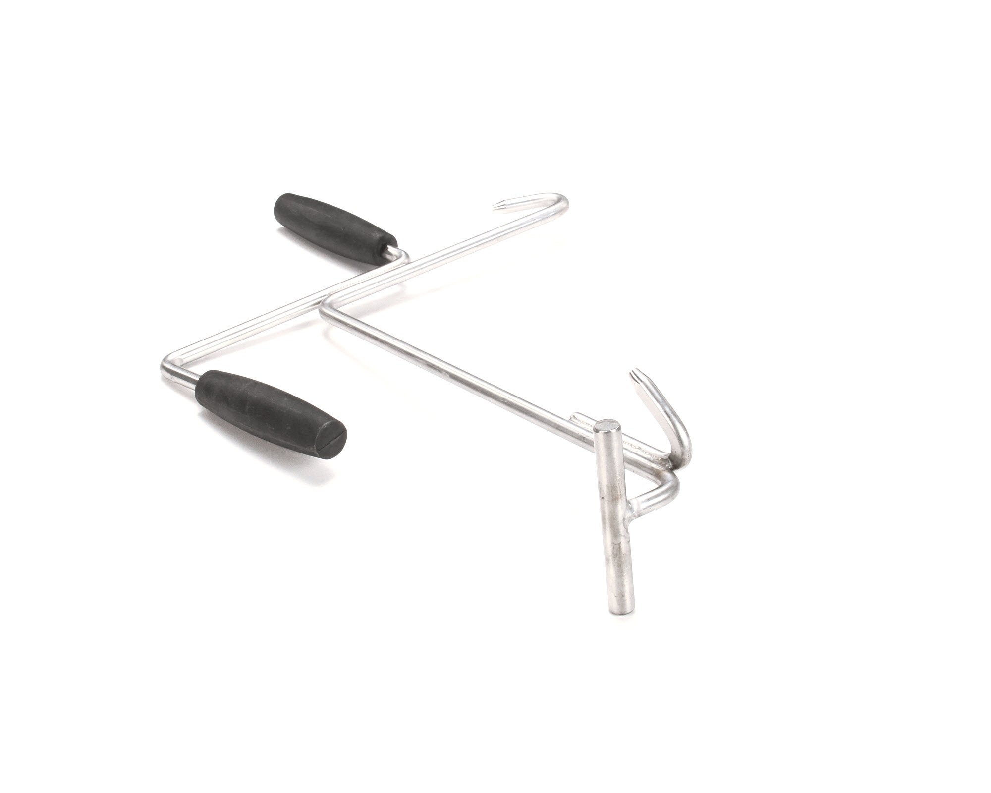 PS1154-1 Deep Fryer Hook Drain - Heavy Duty Stainless Steel Oil Drain Tool for Commercial & Home Kitchen Use - Perfect for Draining Fried Chicken, Donuts & Seafood