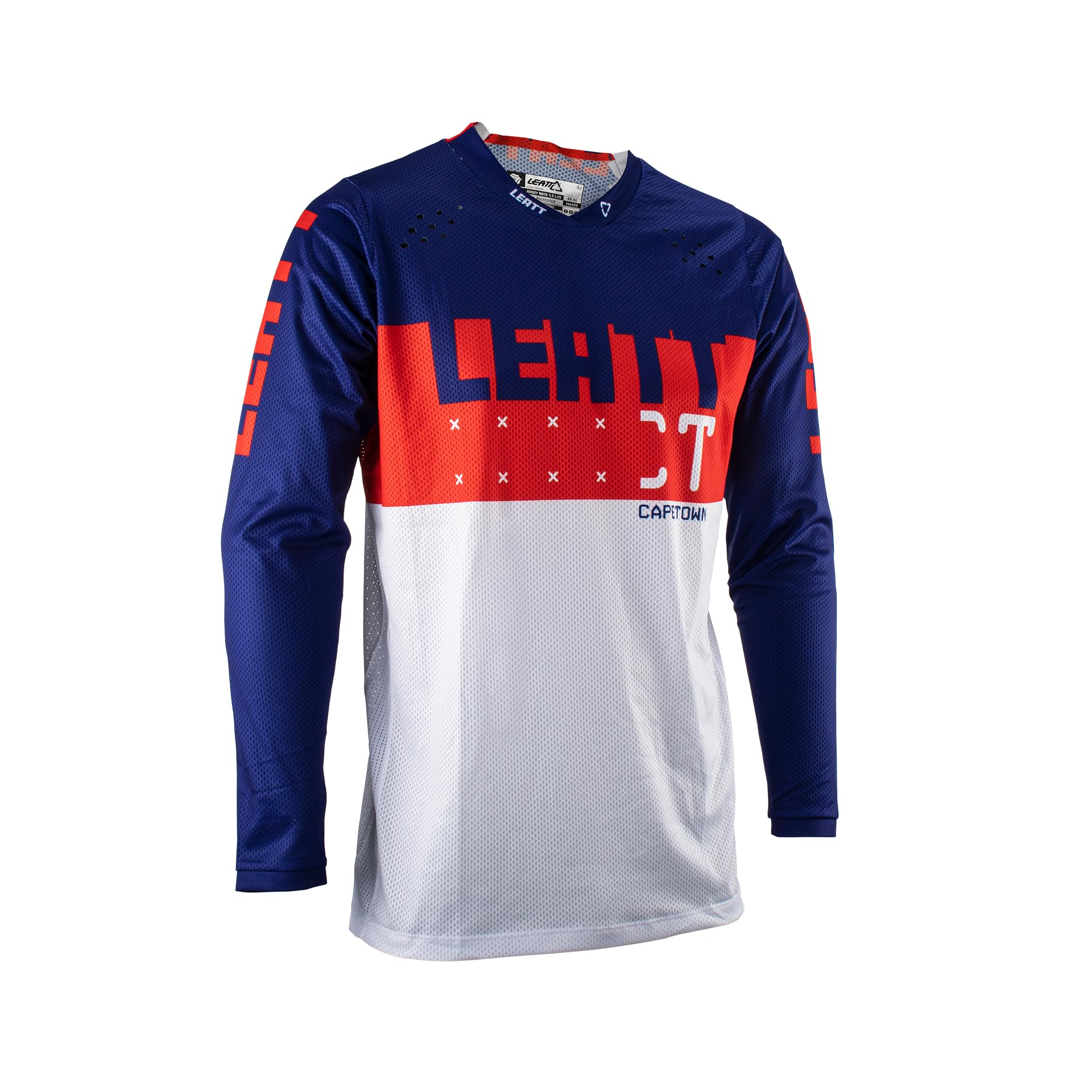 Leatt Jersey Moto 4.5 Lite Adult Motorcycle Riding Shirt - Lightweight & Breathable MX Jersey for Off-Road Racing & Trail Riding