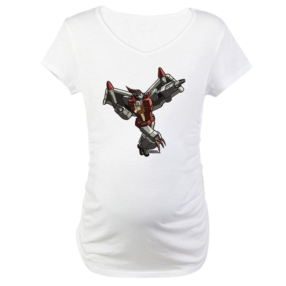 Transformers Swoop Maternity T-Shirt - Comfortable Cotton Pregnancy Tee for Moms | Perfect for Casual Wear, Baby Showers & Mother's Day Gifts