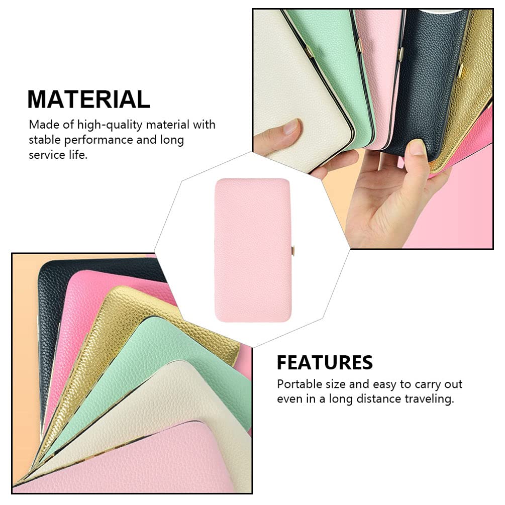 SaditY Small Pink Case for Tweezers & Makeup Brushes - Portable Individual Storage Organizer for Eyelash Extensions Tools, Tweezers, and Beauty Accessories - Perfect for Travel, Salon, and Home Makeup Organization