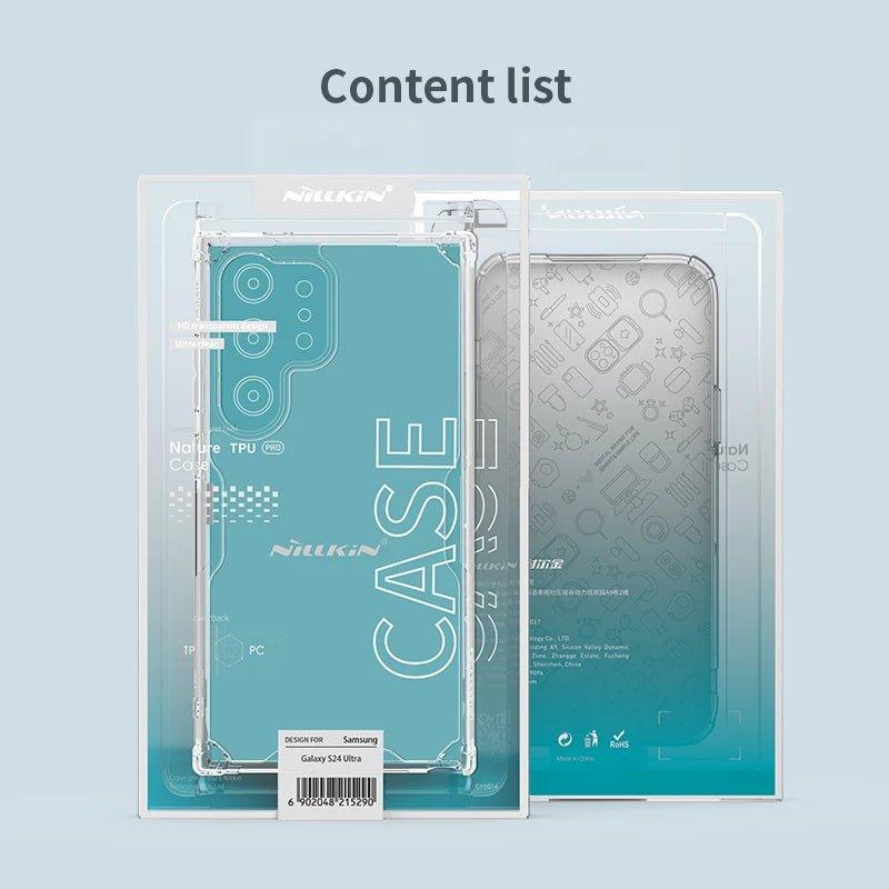 Nillkin Galaxy S24 Ultra Case | Nature TPU Pro Silicone Phone Cover | Shockproof & Anti-Scratch Protection | Perfect for Outdoor Activities & Daily Use