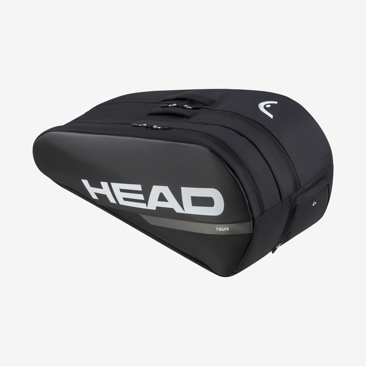 Head Tour Tennis Racquet Bag - Large, Black/White - Perfect for Tennis Players & Enthusiasts | Durable Gear for Matches & Practice
