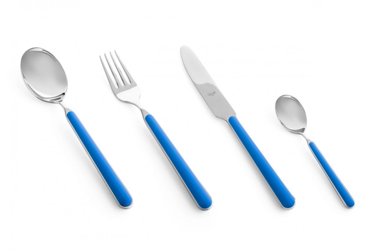 Premium MEPRA 20-Piece Flatware Set in Elegant Lavender - Stainless Steel Silverware for Fine Dining, Wedding Gifts & Home Entertaining