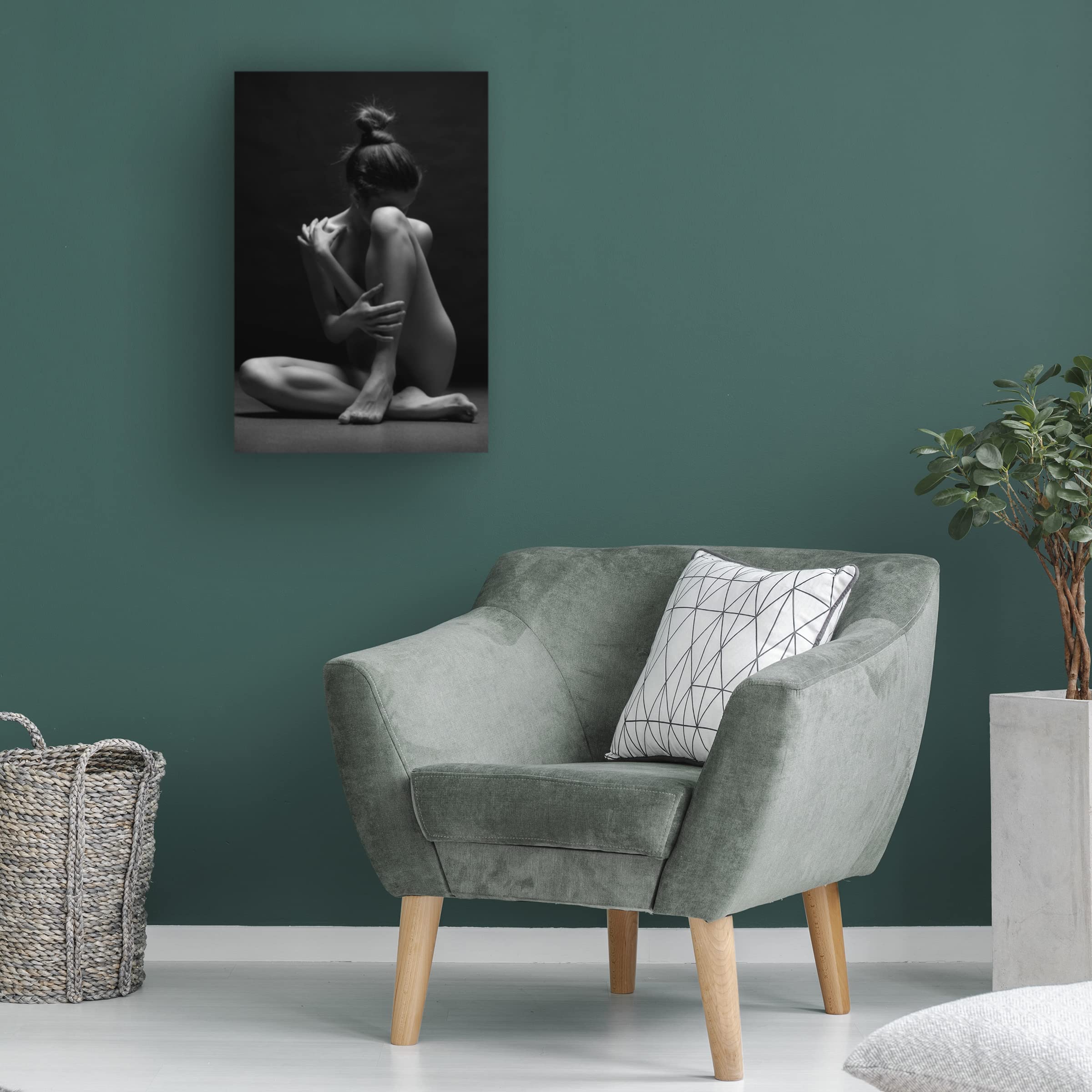 Trademark Fine Art 'Bodyscape' Canvas Wall Art by Anton Belovodchenko - Stunning Abstract Body Painting for Modern Home & Office Decor
