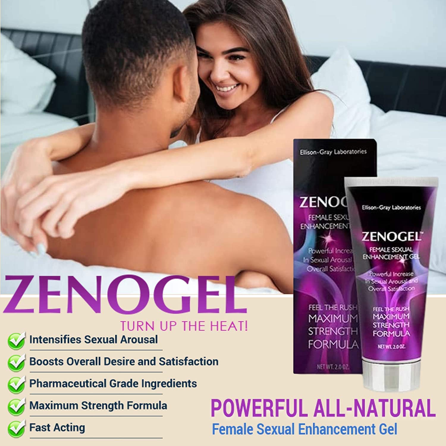 Zenogel 2.0oz Cooling Pain Relief Gel - Pack of 3 | Fast-Acting Muscle & Joint Pain Relief for Athletes, Arthritis & Back Pain | Perfect for Post-Workout Recovery & Daily Comfort